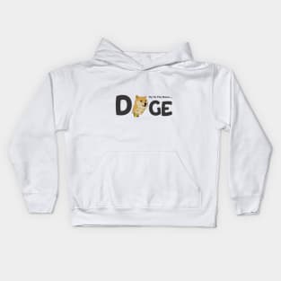 Doge To The Moon Kids Hoodie